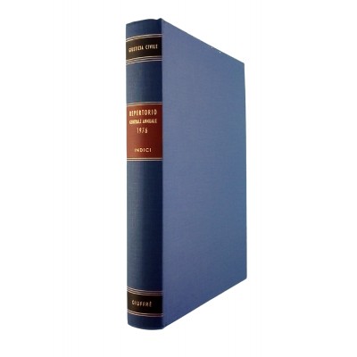 Giustizia Civile Repertorio Generale Annuale Giuffre 1976 Indici Spedizione Gratuita