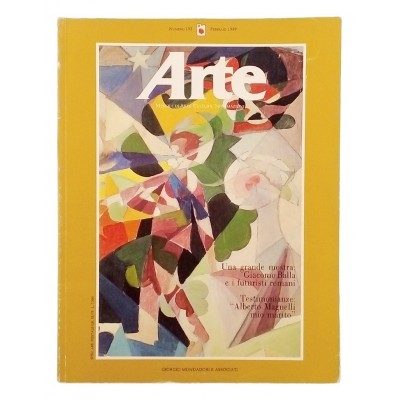 Mensile D'Arte Moderna Arte n 193 febbraio 1989 Balla Mondadori
