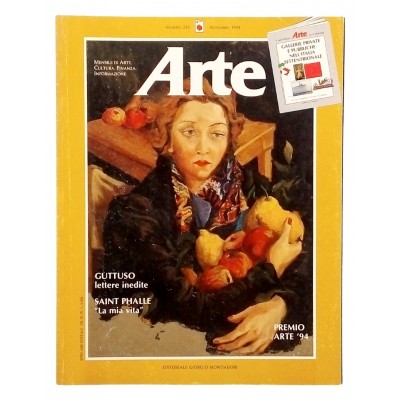 Mensile D'Arte Moderna Arte n 245 novembre 1993 Gallerie Mondadori