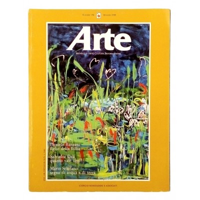 Mensile D'Arte Moderna Arte n 196 maggio 1989 Salvador Dalì Mondadori