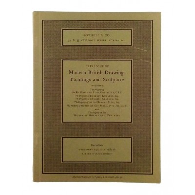 Catalogo Sotheby Modern British Drawing Paintings and Sculpture