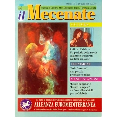Mensile di Cultura Il Mecenate n 6 luglio 1997 Aliquò Editore