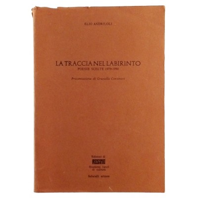 Elio Andriuoli La traccia nel labirinto Sabatelli Ed. 1991