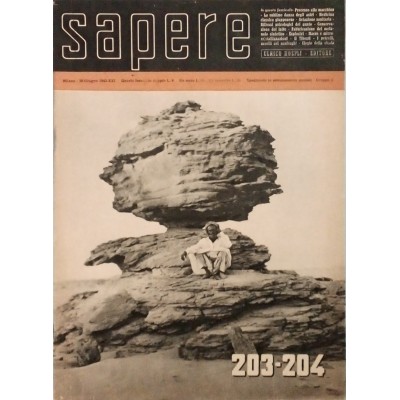 Sapere Rivista Hoepli anno IX n 88-84 30 giugno 1948