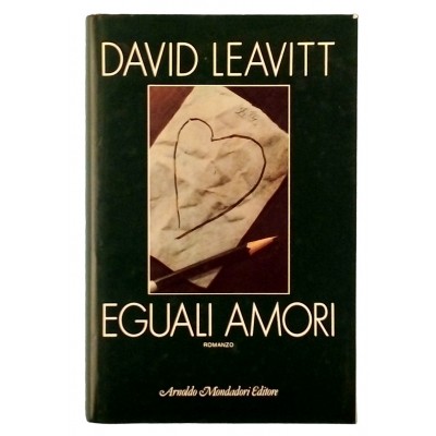 David Leavitt Eguali Amori Mondadori I edizione 1988