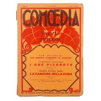 Comoedia anno IV n 15 5 agosto 1922