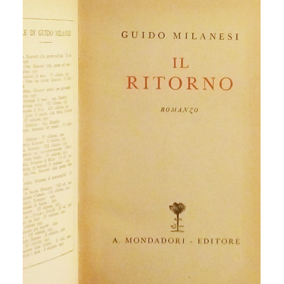 Guido Milanesi Il ritorno Mondadori 1941