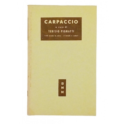 Carpaccio Biblioteca Moderna Mondadori n 409 I edizione 1955