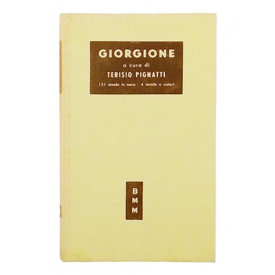 Giorgione Biblioteca Moderna Mondadori n 427 I edizione 1955