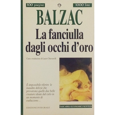 Honorede Balzac La fanciulla dagli occhi d oro