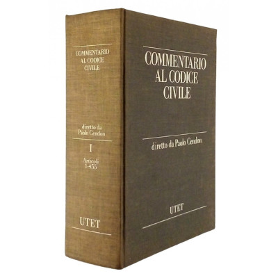 Commentario al Codice Civile volume I Articoli 1-455 UTET 1991