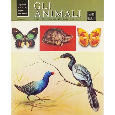 Enciclopedia Gli Animali anno I n 6 aprile 1966 Fabbri Editori