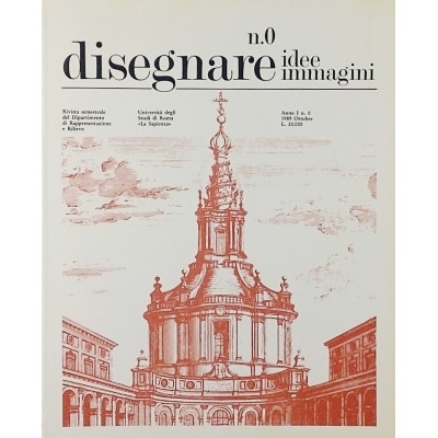 Rivista Disegnare n 0 ottobre 1989 Gangemi Editore
