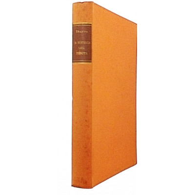 Lionel Shapiro La sentenza sara eseguita Dall Oglio Editore 1948