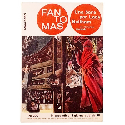 Fantomas Una bara per Lady Beltham n 18 Mondadori 1964