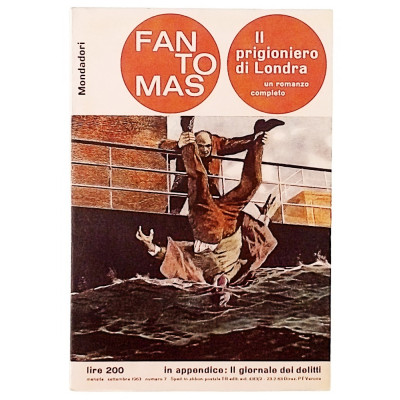 Fantomas Il prigioniero di Londra n 7 Mondadori 1963