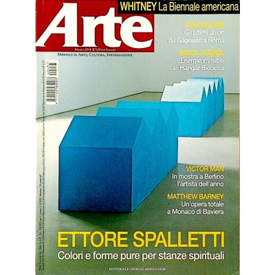 Rivista Arte n 487 Mensile di Arte Cultura Informazione Mondadori 2014