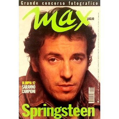 Rivista Max n 7 luglio 1992 Bruce Springsteen