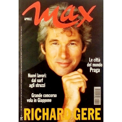 Rivista Max n 4 aprile 1994 Richard Gere
