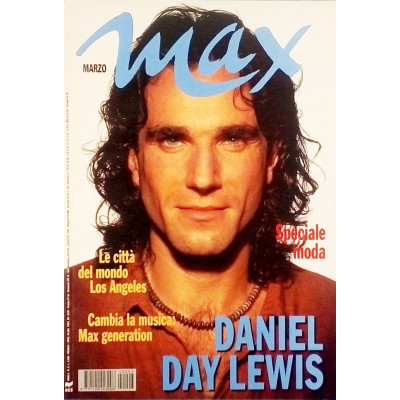 Rivista Max n 3 marzo 1994 Daniel Day Lewis