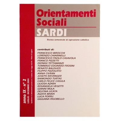 Orientamenti Sociali Sardi n 2 luglio-dicembre 2004