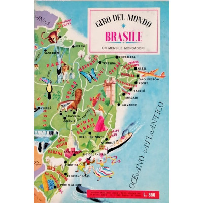 Giro del Mondo Brasile Mensile Mondadori 1962