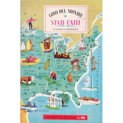 Giro del Mondo Stati Uniti Mensile Mondadori 1962