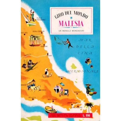 Giro del Mondo Malesia Mensile Mondadori 1963