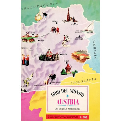 Giro del Mondo Austria Mensile Mondadori 1963
