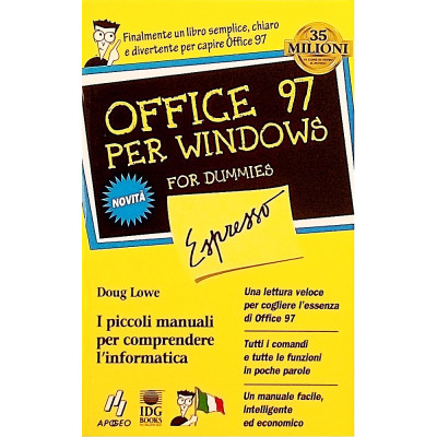 Doug Lowe Office 97 per Windows Apogeo 1997 Spedizione Gratuita