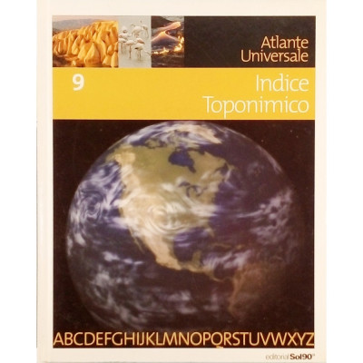 Atlante Universale Indice Toponimico volume 9 Editoriale Sol90 2003 Spedizione Gratuita