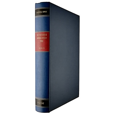 Giustizia Civile Repertorio Generale Annuale 1980 Indici Giuffre Editore 1981