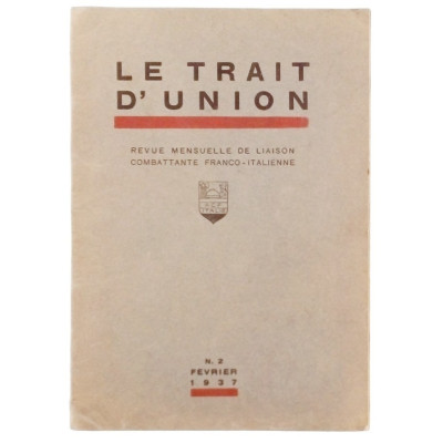 Rivista Le Trait D Union n 2 fevrier 1937