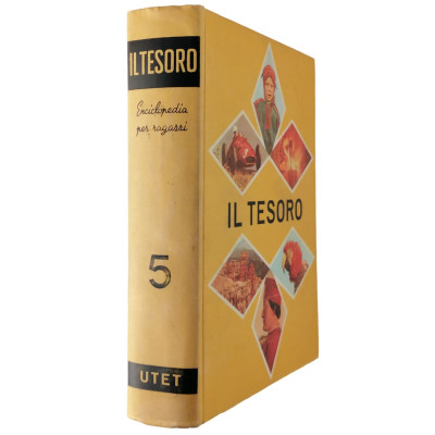 Il Tesoro del ragazzo Italiano Enciclopedia Illustrata volume 5 UTET 1965