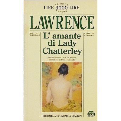 Lawrence L'amante di Lady Chatterley Newton 1996