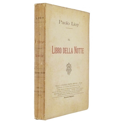 Paolo Lioy Il Libro della Notte Treves Editori 1906