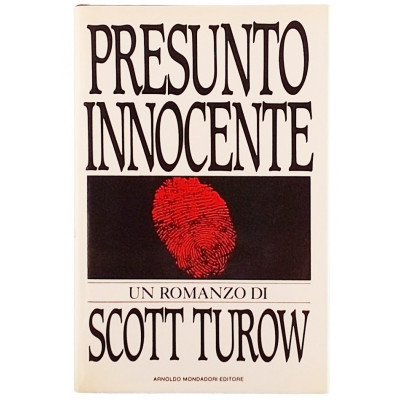 Scott Turow Presunto innocente Mondadori 1987 Spedizione Gratuita