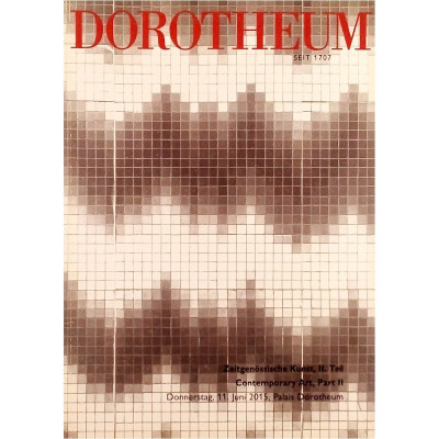 Catalogo Dorotheum Contemporary Art part II 11 juni 2015 Spedizione Gratuita
