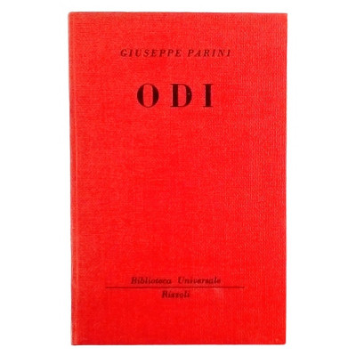Giuseppe Parini Odi BUR 1951 Spediziione Gratuita