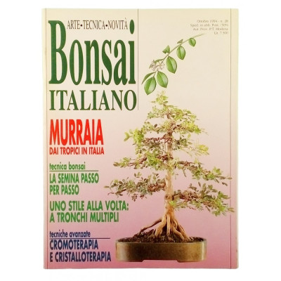 Rivista Bonsai Italiano n 28 ottobre 1994 Zanfi Editori Spedizione Gratuita