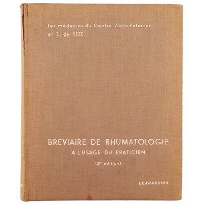 S de Seze Breviaire de Rhumatologie L'Expansion 1961 Spedizione Gratuita