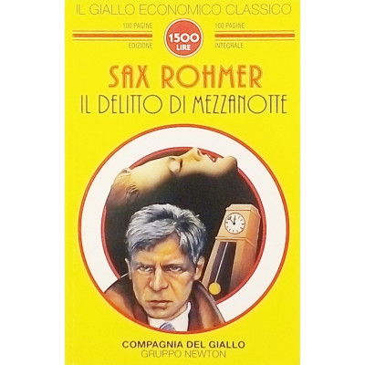 Sax Rohmer Il delitto di mezzanotte Il Giallo Newton 1993 Spedizione Gratuita