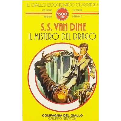 S.S. Van Dine Il mistero del drago Il Giallo Newton 1995 Spedizione Gratuita