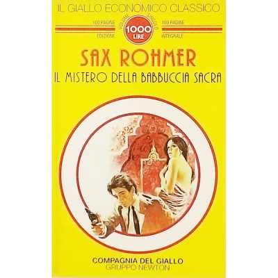 Rohmer Il mistero della babbuccia sacra Newton 1993 Spedizione Gratuita