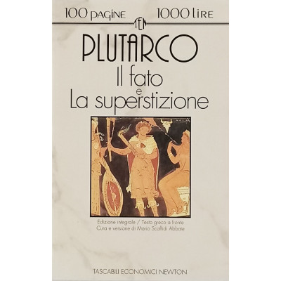 Plutarco Il fato e La superstizione Tascabili Newton 1993 Spedizione Gratuita