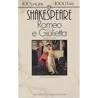 Shakespeare Romeo e Giulietta Tascabili Newton 1993 Spedizione Gratuita