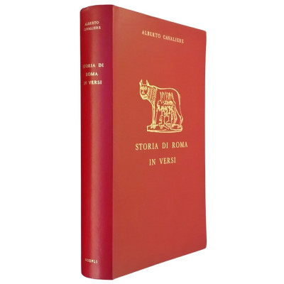 A Cavaliere Storia di Roma in versi Hoepli 1961 Spedizione Espressa Gratuita