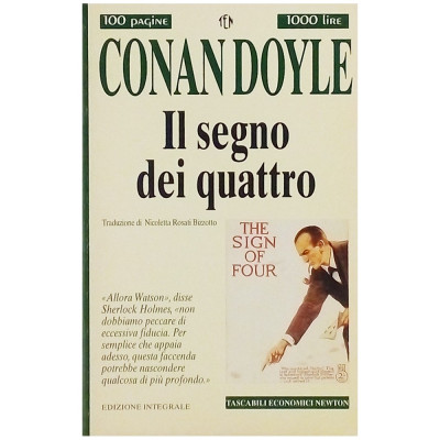 Conan Doyle Il segno dei quattro Tascabili Newton 1995 Spedizione Gratuita