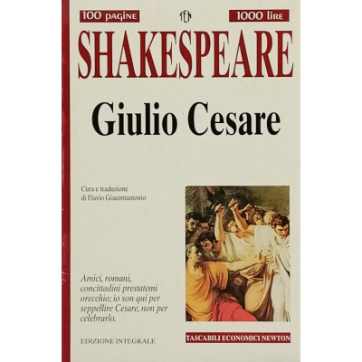 Shakespeare Giulio Cesare Tascabili Newton 1995 Spedizione Gratuita