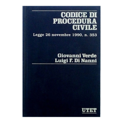 Verde-Di Nanni Codice di Procedura Civile UTET 1991